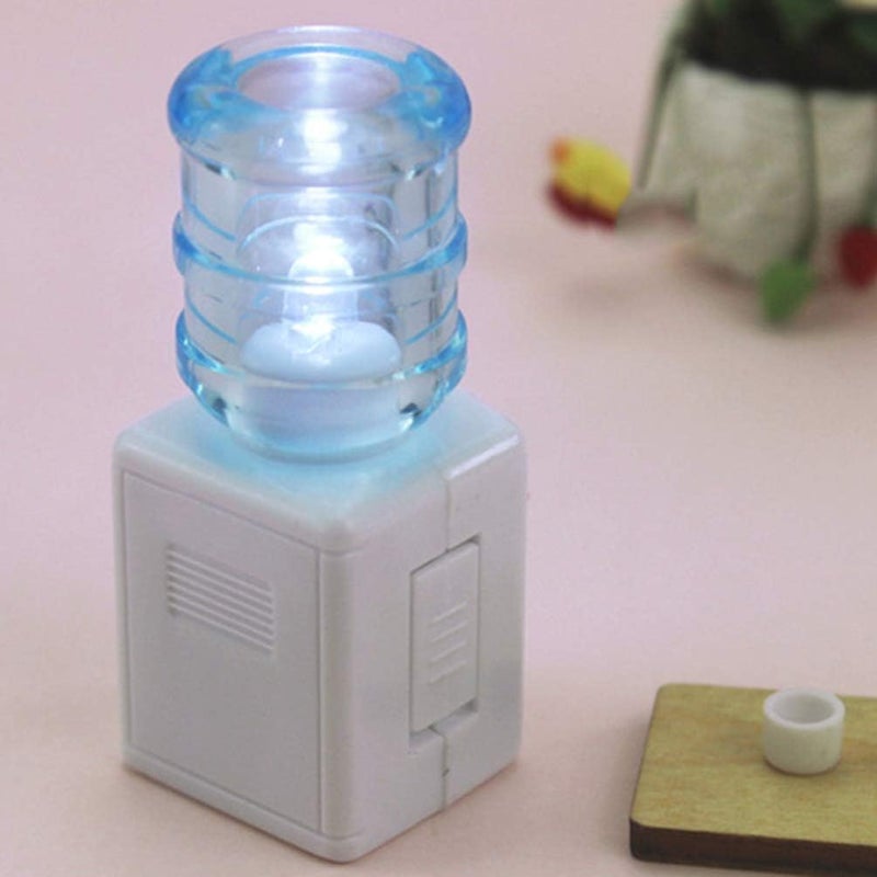 comfrt 1 Sets Dollhouse Water Dispenser Plastic Miniature Water Dispenser Mini Household Water Cooler Toy Dollhouse Furniture Accessory Decoration - Image 5