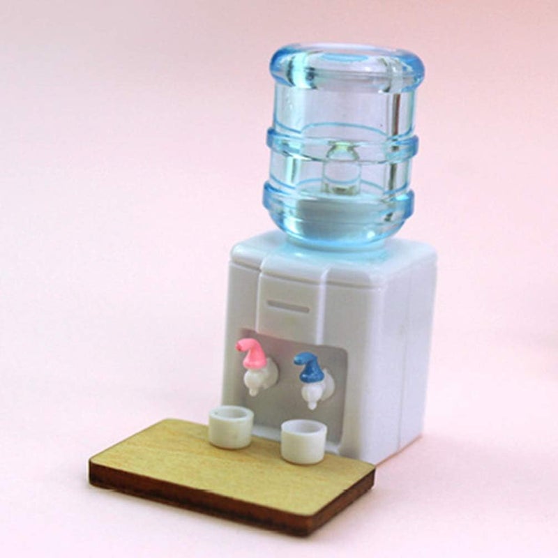 comfrt 1 Sets Dollhouse Water Dispenser Plastic Miniature Water Dispenser Mini Household Water Cooler Toy Dollhouse Furniture Accessory Decoration - Image 3