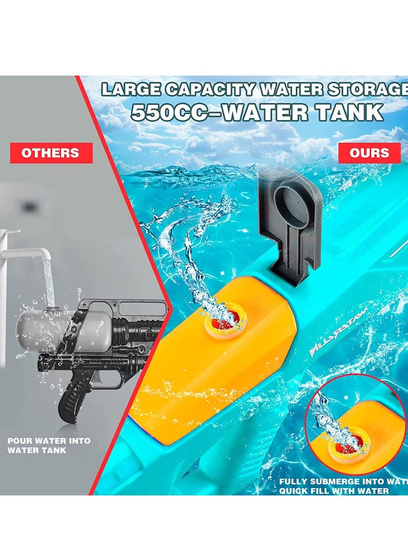 GENNEXT Automatic Electric High Pressure Water Toy Gun Outdoor Beach Summer Pool Toys For kids And Adult With Rechargeable Battery - Image 3