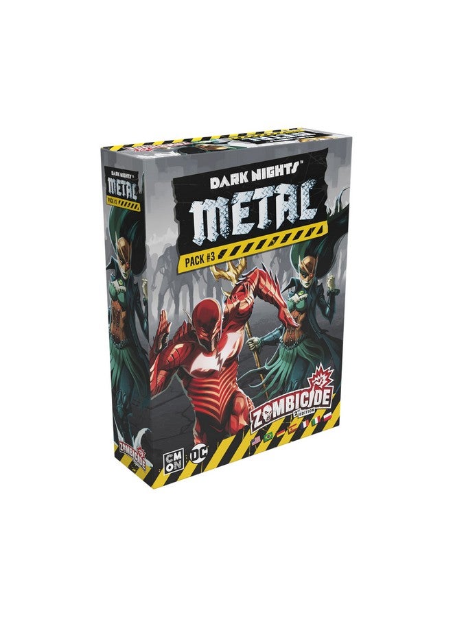 CMON Zombicide Dark Night Metal Pack #3 - Confront Interdimensional Horrors with The Justice League! Cooperative Strategy Board Game, Ages 14+, 1-6 Players, 60 Minute Playtime, Made by CMON - Image 1