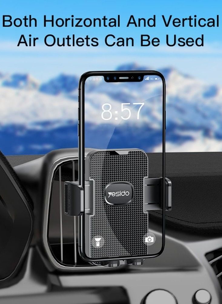 YESIDO Universal C136 air vent car phone holder - Image 5