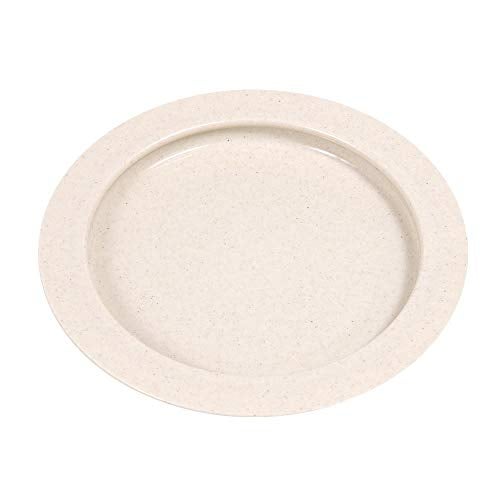 SP Scienceware SP Ableware 745310000 Inner-Lip Plate with High Wall, Plastic, Sandstone - Image 2