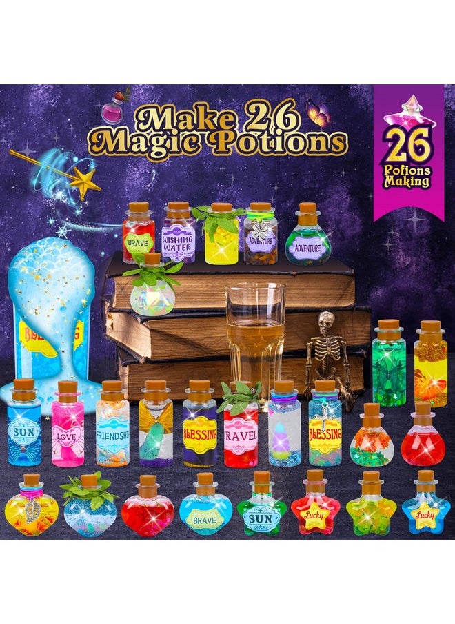 Cartell Fairy Magic Potions Kit For Kids, Upgraded 26 Diy Mixed Magic Witch Potion Bottles, Mystery Potions Craft Kit, Christmas Decorations Birthday Gifts For Age 6 7 8 9 10+ Year Old Girls Boys  - Image 3