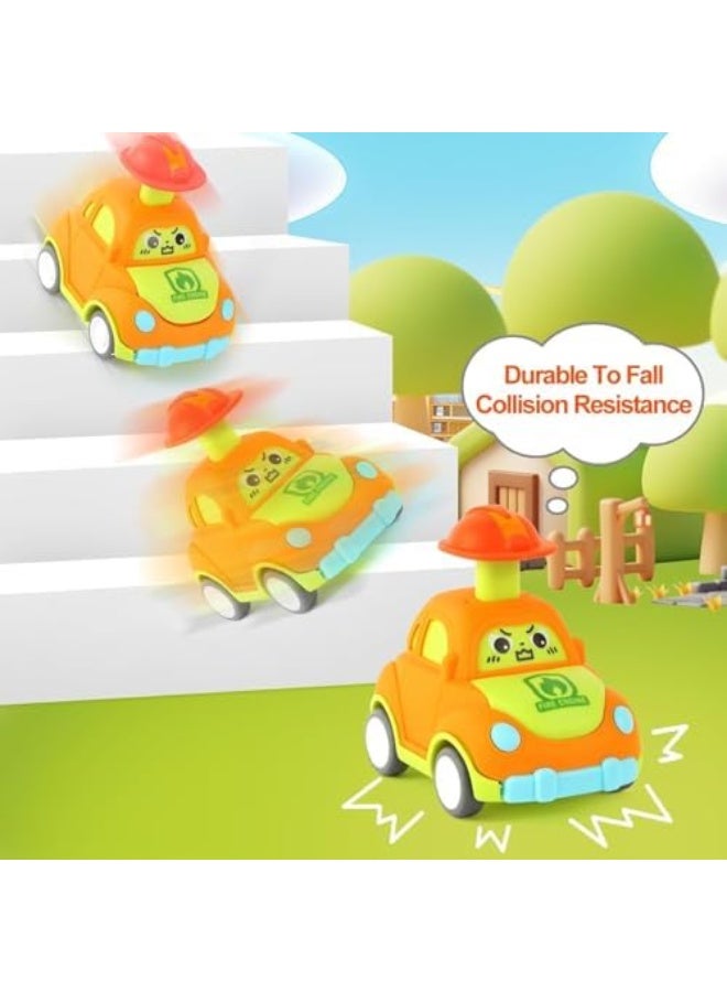 سيارات BOOM الدفع والذهاب للأطفال بعمر 1-3 سنوات، مجموعة سيارات حيوانات للأطفال، مركبات ناعمة وآمنة للأولاد والبنات، هدية عيد ميلاد للأطفال من 6-18 شهرًا، 1-2 سنوات. - Image 5