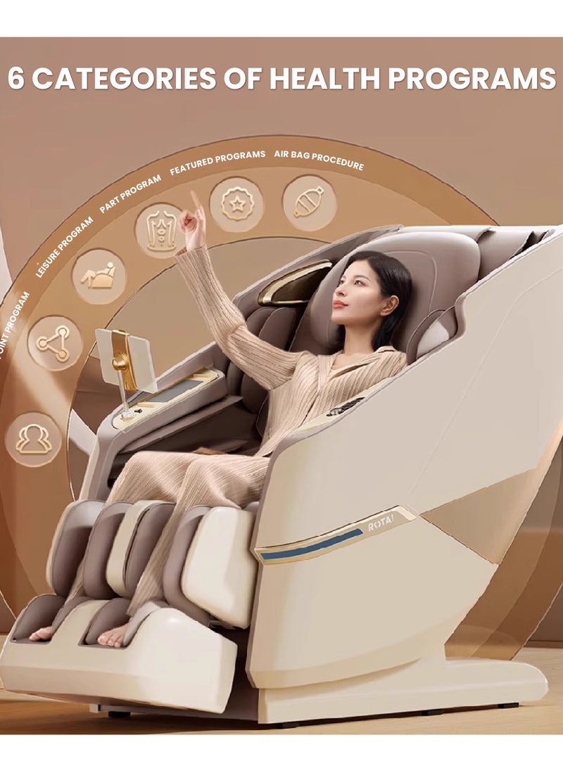 Royal Majestic A68 Massage Chair with 3D Dual Movement, AI Smart Massage, 22 Auto Programs, Hot Compress, Foot Roller, Air Cooling, and Extra-Long SL Track - pzsku/ZAA7C93B2D354B08F4F4AZ/45/_/1734683530/c2d4bd7b-bdf4-4636-9f8f-7683b4b9cc6f