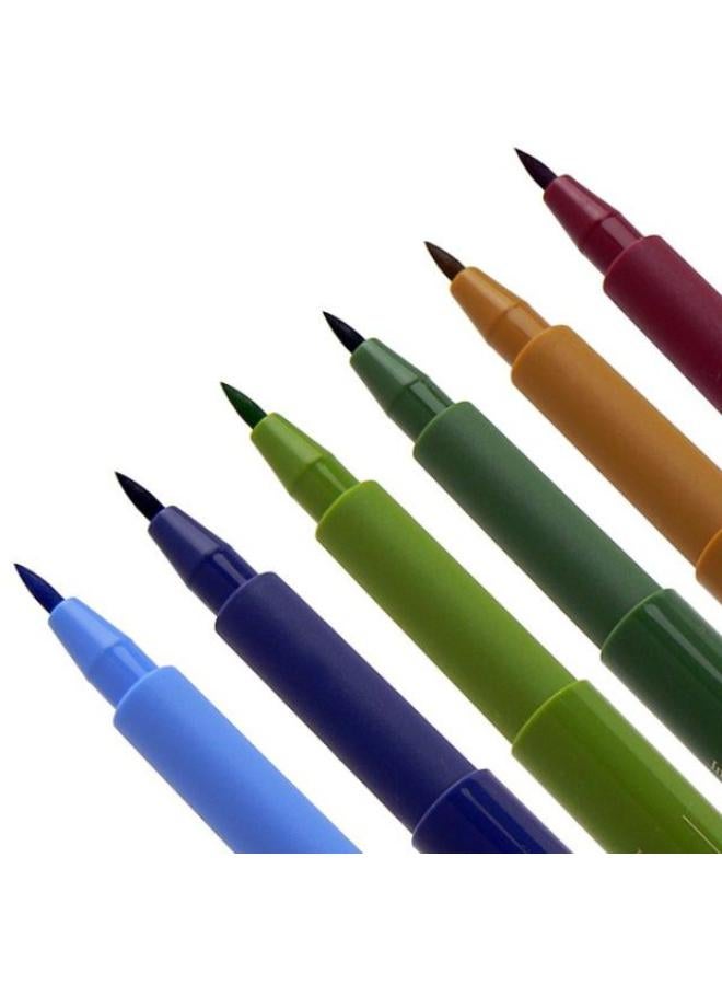 فابير كاستل مجموعة أقلام فرشاة الفنان من بيت - مجموعة ألوان طبيعية مكونة من 6 قطع - Image 3