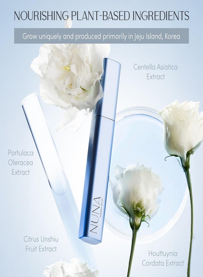 NUNA Eyelash Growth Support Serum 6ml - Eye Lash and Eyebrow Enhancing Serum for Women & Men with Biotin - Korean Multi Peptide & Natural Extracts - Promotes Fuller and Longer Lashes - 6 Month Supply - Image 3