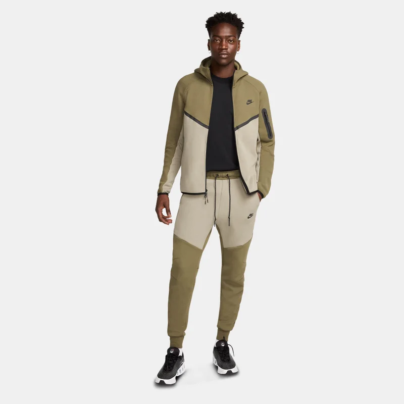 Nike Green Men's Tech Full-Zip Windrunner Hoodie for Men | Best Price UAE