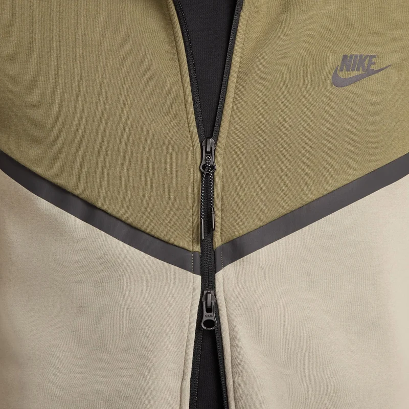 Nike Green Men's Tech Full-Zip Windrunner Hoodie for Men | Best Price UAE
