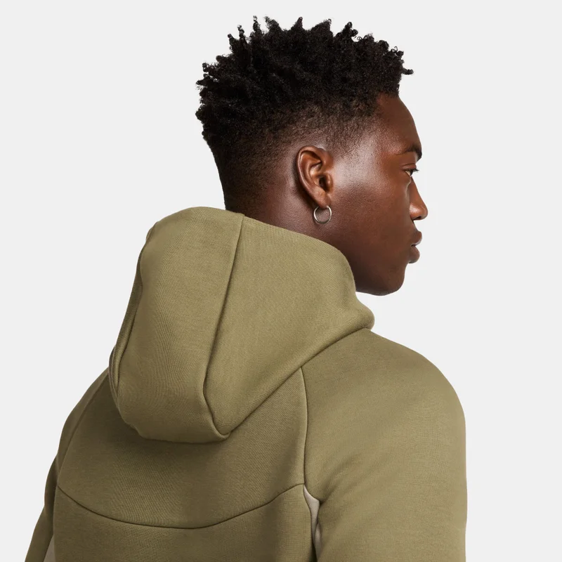Nike Green Men's Tech Full-Zip Windrunner Hoodie for Men | Best Price UAE