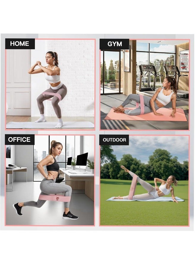 4 مجموعات من أشرطة التمارين، أشرطة المقاومة، أشرطة التمارين للساقين والوركين، معدات تمارين القرفصاء المؤخرة - Image 2