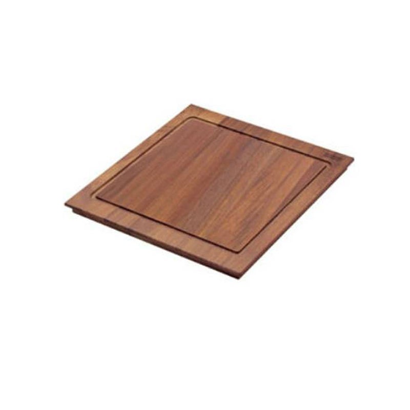 Franke PX-40S Peak Cutting Board, 8"L x 8"W, Iroko Wood - Image 4