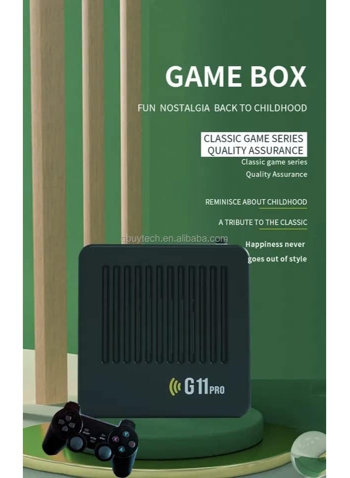 BlueFire G11 PRO TV Video Game Console – Plug & Play 4K HD Retro Gaming Box with 15,000+ Built-in Games, 64GB Storage, Dual Wireless Controllers, HDMI Output for Kids & Adults – Ultimate Home Arcade Experience - Image 4