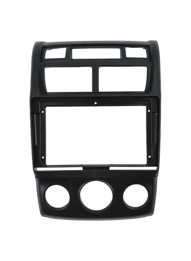 9 Inch 2 Din Car Radio Dash Panel Frame And Faceplate Kit For Kia Sportage 2005 2010 Left Hand Drive MP5 DVD Compatible Direct Fit Steering Wheel Replacement Housing No Electronics B Set - Image 1