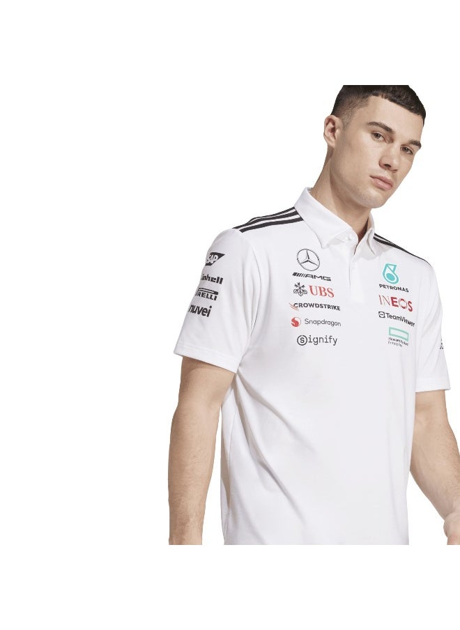 Adidas Adidas Mer Tm Polo Wm White Motorsport Polo Shirts For Men Xs  - Image 4