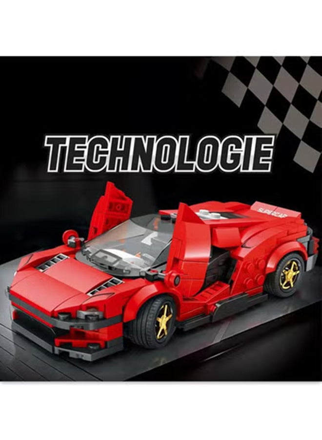 Race Sports Car Building Set, Car Building Toys, Model Race Car Toy Building Blocks Kit,Collectible Racing Vehicle Set,Sports Car Model for Kids, Teens,Boys,Adults(306pcs) - Image 5