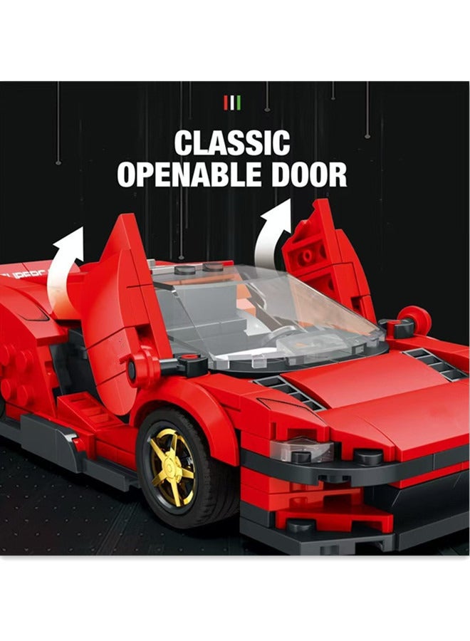 Race Sports Car Building Set, Car Building Toys, Model Race Car Toy Building Blocks Kit,Collectible Racing Vehicle Set,Sports Car Model for Kids, Teens,Boys,Adults(306pcs) - Image 2