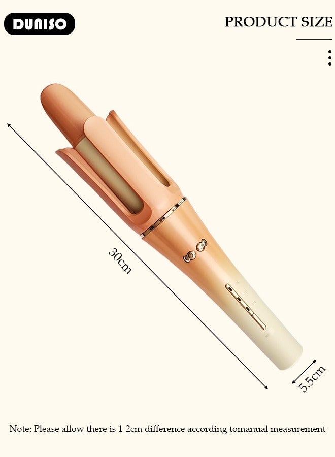 DUNISO Automatic Hair Curler Rollers,Advanced Petal-shaped Auto Curling Iron 32mm Large Waves,Hair Care Coating,Fast Heating,3 Temperatures control,Multi-Protections,Create Pretty Curls Effortlessly - Image 4