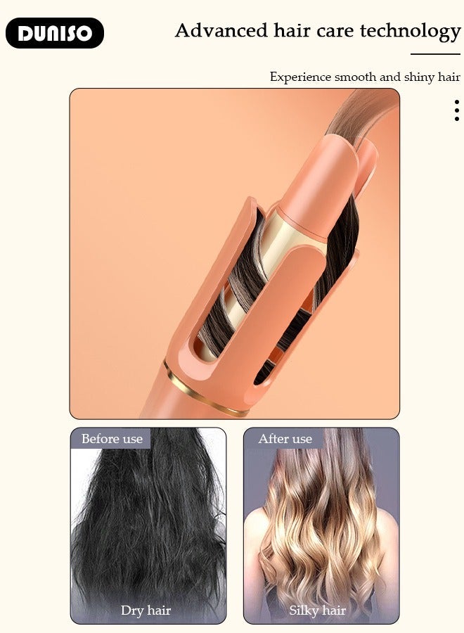 DUNISO Automatic Hair Curler Rollers,Advanced Petal-shaped Auto Curling Iron 32mm Large Waves,Hair Care Coating,Fast Heating,3 Temperatures control,Multi-Protections,Create Pretty Curls Effortlessly - Image 3