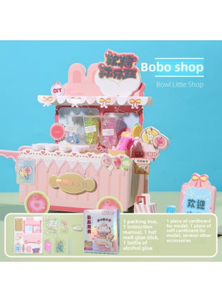 DIY Gourmet Toy Scene Selling Cart Mini Miniature Model 3d Three-dimensional Stitching Creative Handmade-Color:[diy Scene House-bobo Shop] Ready Stock - pzsku/ZAA7D2EDBAE26F9C6B2FBZ/45/1745823609/b0965b4e-1b7f-4756-a402-3faecb3b3eb3