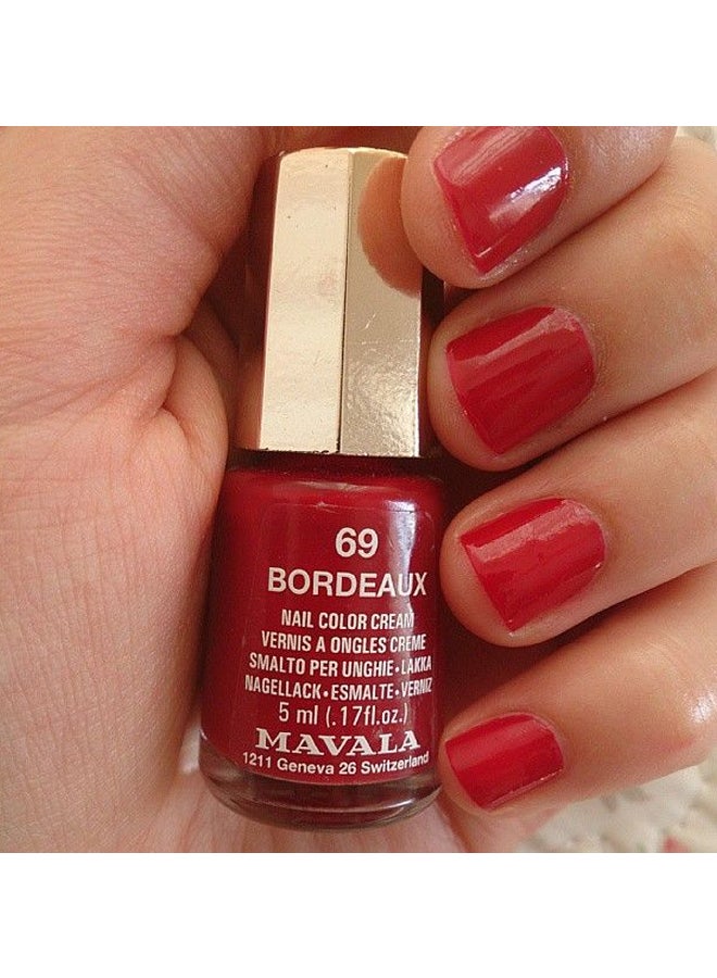 Mavala Mini Color Nail Polish 69 Bordeaux - Image 3