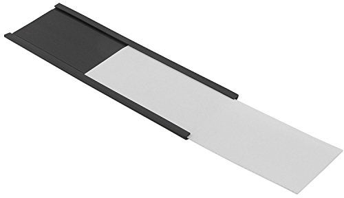Master Magnetics Heavy-Duty Magnetic Labels - Magnetic Label Holders for a Metal File Cabinet, Shelf, Whiteboard - Fits Signs and Tags - 6" L x 1" H - Includes 35 Perforated Cards - 25-Pack - Image 2