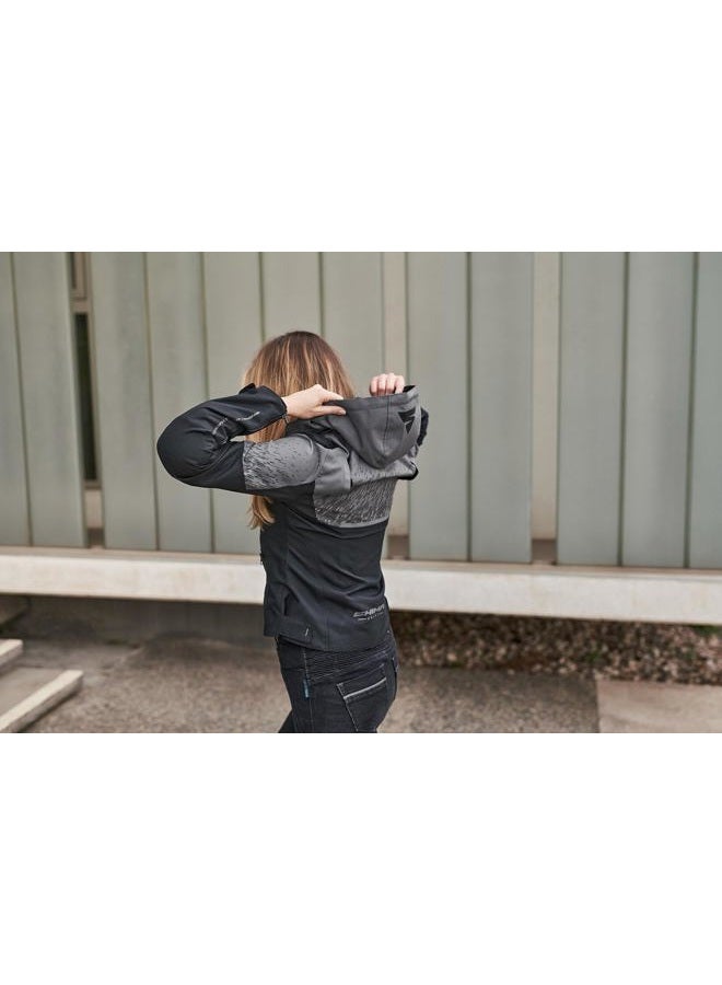 SHIMA DRIFT LADY Motorbike Jacket for Women | Lightweight Breathable Summer Mesh Womens City Biker Jacket with CE Back Shoulder Elbow Armor Pads Width Adjustwoment (Grey, XS) - Image 3