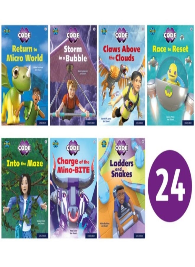 Project X CODE: White and Lime Book Bands, Oxford Levels 10 and 11: Sky Bubble and Maze Craze, Class Pack of 24 
