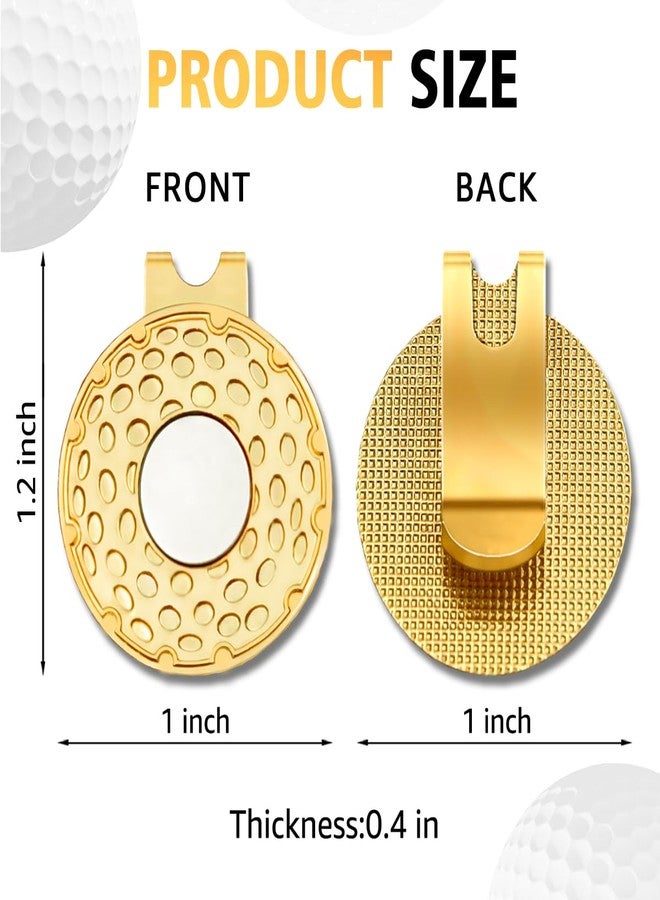 rofiowa Queen of The Green Pink Gold Golf Ball Marker with Hat Clip, Funny Golf Accessories for Women, Christmas Mother's Day Birthday Gifts for Golf Fan Golfer, Novelty Golf Gifts for Her - Image 2