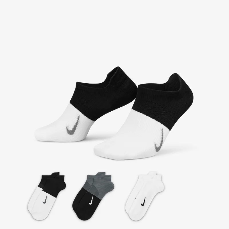 Nike Women's Everyday Plus Lightweight No-Show Training Socks (3 Pack)