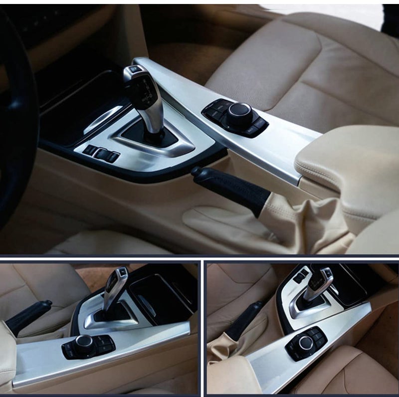 LZLRUN لفة تغليف فينيل معدني مصقول من LZLRUN بتقنية إطلاق الهواء لتزيين السيارات (فضي، 2 بوصة × 30 قدم) - Image 5