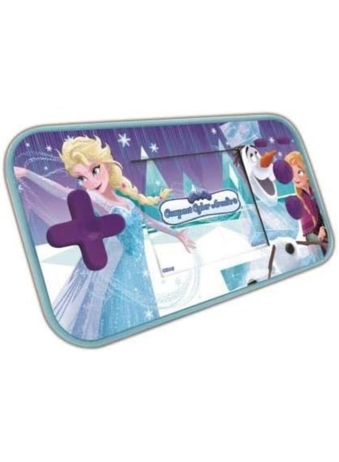 Lexibook Disney Frozen Elsa Compact Cyber Arcade® Portable Gaming Console for Kids – 150 Built-in Games, Colour LCD Screen, Battery Operated Handheld Game Console, Elsa & Anna Theme Travel Gaming Device, Blue - Image 4