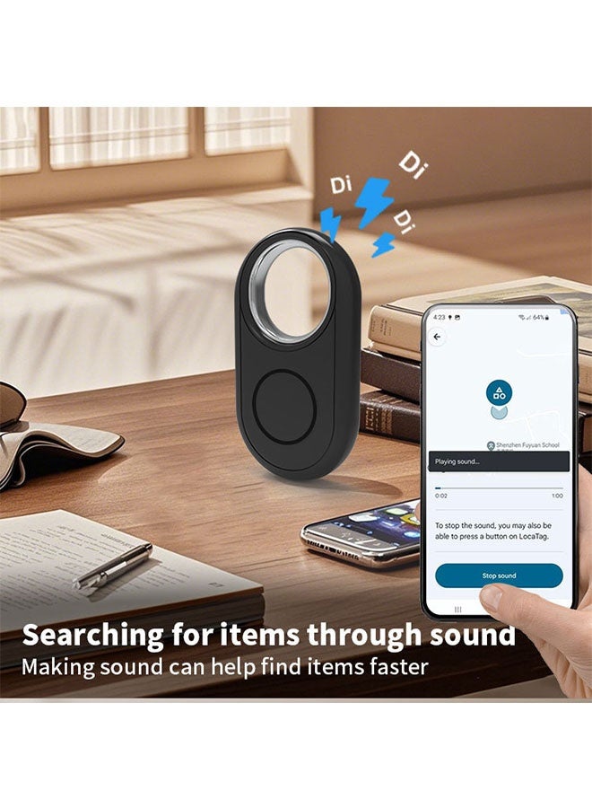 Smart Tag for Android, Bluetooth Tracker, Item Locator for Kids, Dogs, Briefcase, Computer, Wallet, Keys, Pets Cats, Compatible with Samsung, HUAWEI, Xiaomi, Vivo, Oppo, ets, Google, Black  - Image 4