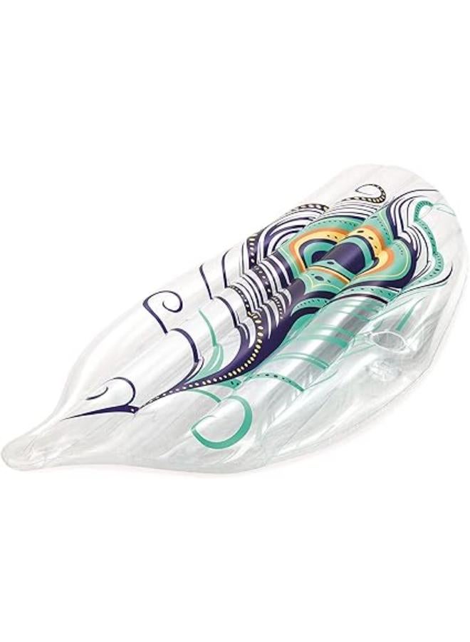 Bestway 6'2" x 31"/1.89m x 79cm peacock feather lounge