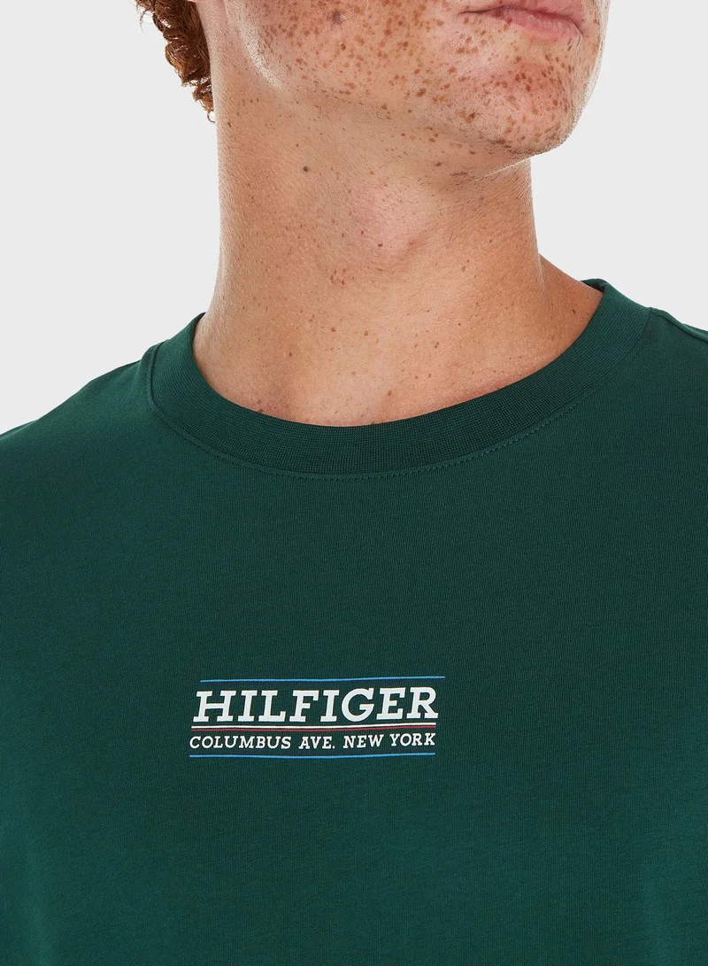 TOMMY HILFIGER Logo Crew Neck T-Shirt