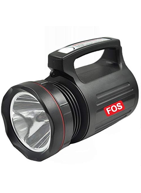 FOS Abs with Velvet Finish Led Search Light 15W with 8 Ah Rechargeable SLA Battery Range 1 Km 1400 Lumen