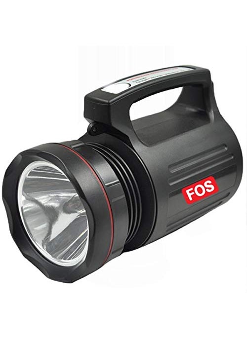 Fos FOS Abs with Velvet Finish Led Search Light 15W with 8 Ah Rechargeable SLA Battery Range 1 Km 1400 Lumen  - Image 1