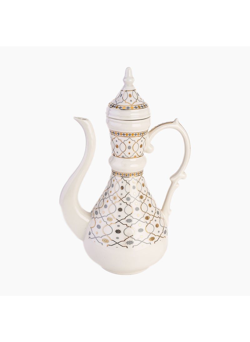 Homesmiths Homesmiths Ramadan  Rosa  Al Andalus Coffee Pot , Moroccan Inspired , Ceramic ,Elegant Design ,Perfect For Turkish Coffee ,Home Décor 