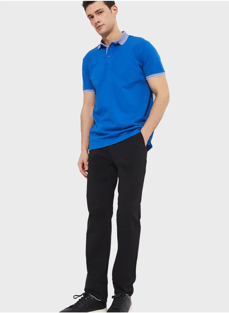 جون Essential Straight Fit Trousers