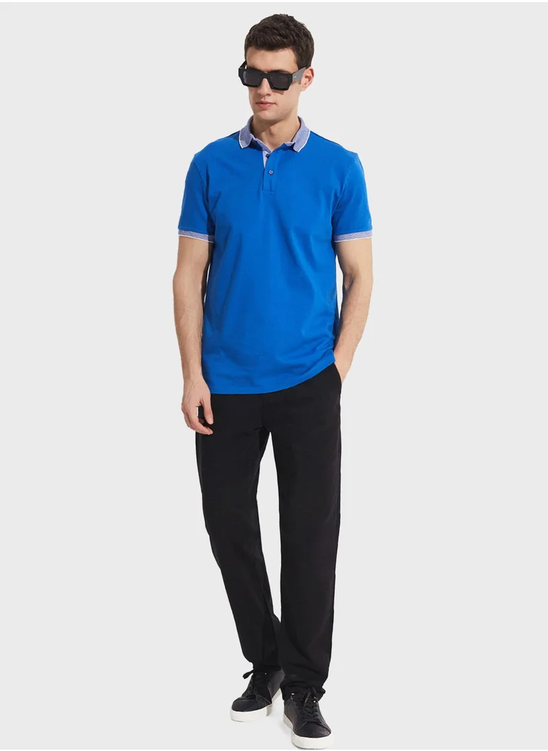 جون Essential Straight Fit Trousers