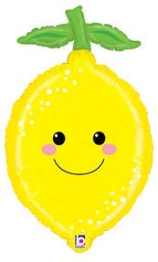 ONE 29 LEMON new BALLOON party FOIL produce pals FARMERs MARKET veggie FARM stand LEMONADE