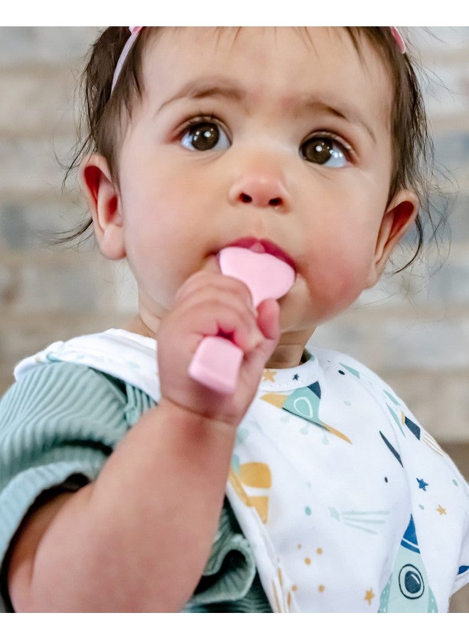 ستيفن جوزيف مجموعة ملاعق سيليكون للأطفال من ستيفن جوزيف، ملاعق تغذية للمرحلة الأولى للرضع، مجموعة ملاعق تشجع على التغذية الذاتية، ملاعق تغذية للأطفال الصغار، تصميم فيل - Image 1