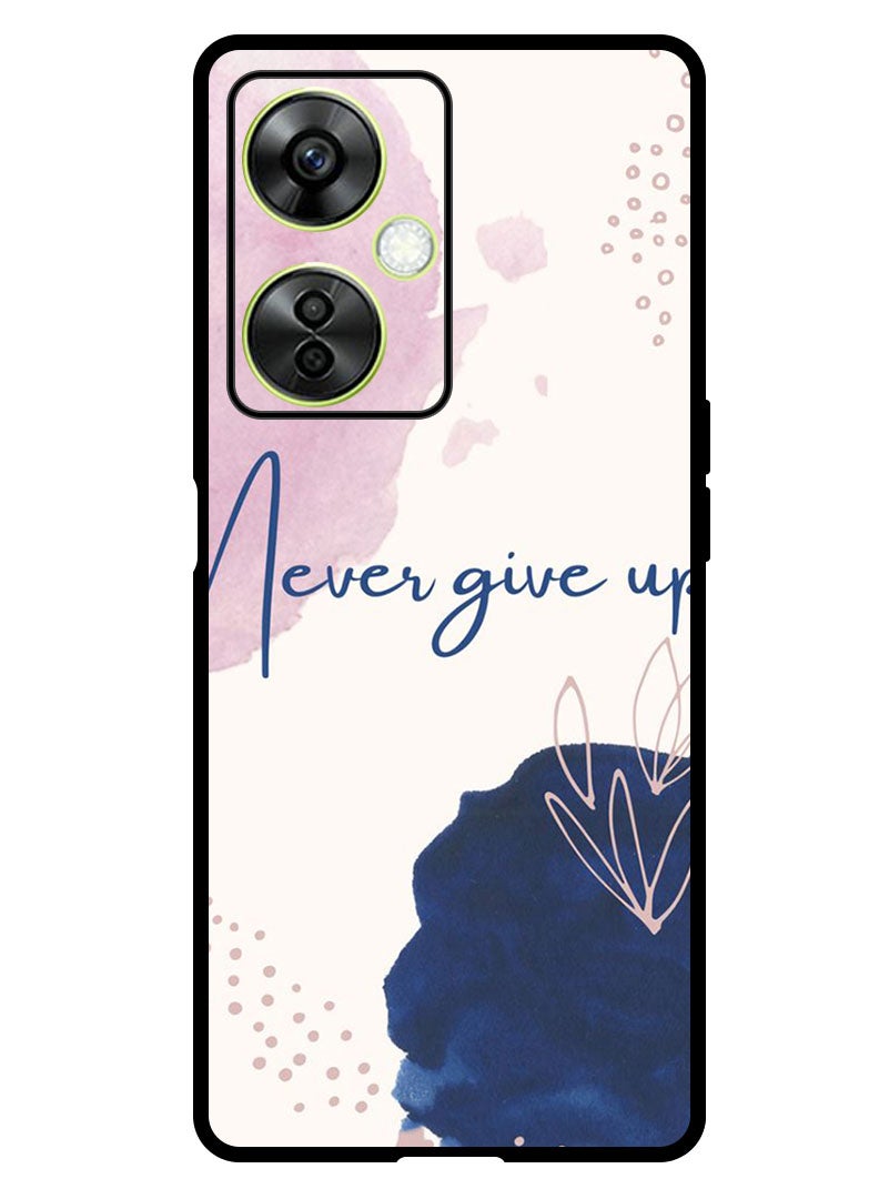 Theodor Protective Case Anti Scratch Shock Proof Bumper Cover For OnePlus Nord CE 3 Lite Never Give up - Image 1