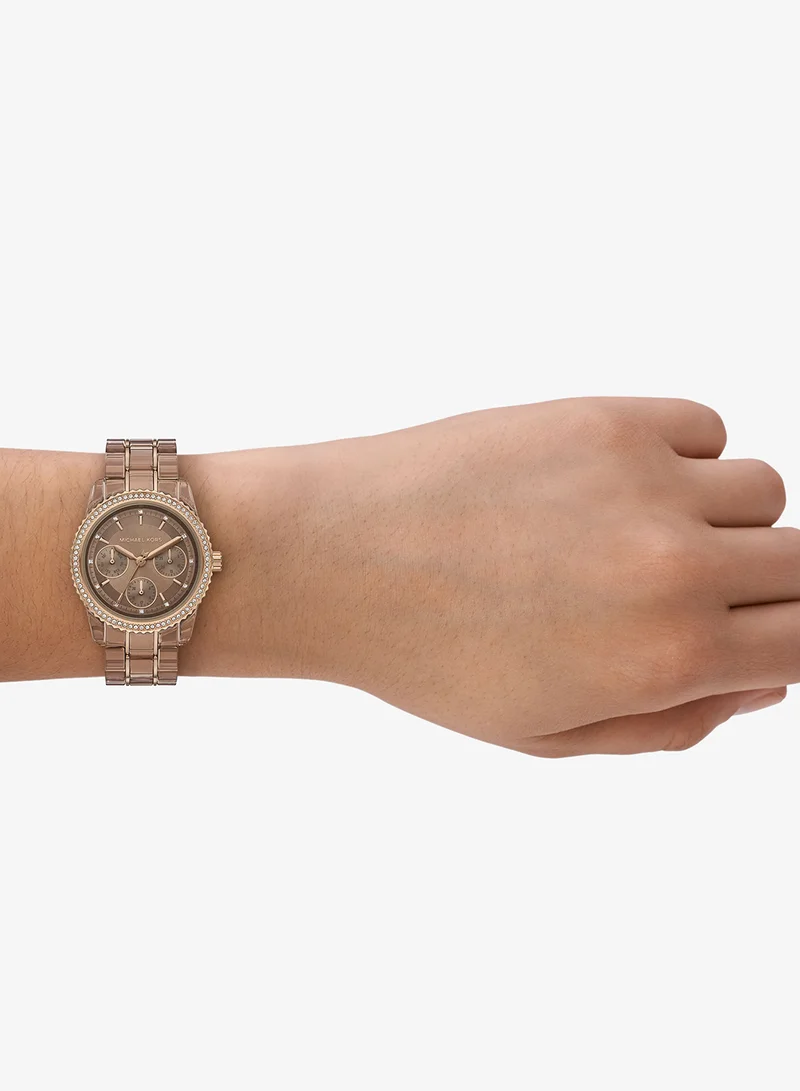 مايكل كورس Stainless Steel Metal Bracelet Analog Watch