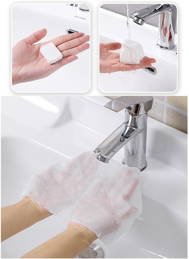 Generic 30PCS Facial Thickened Compressed Towel, Portable Disposable Compressed Cotton, Travel, Camping, Hiking, Sports, Beauty Salon, Household Compressed Handkerchief  - Image 3