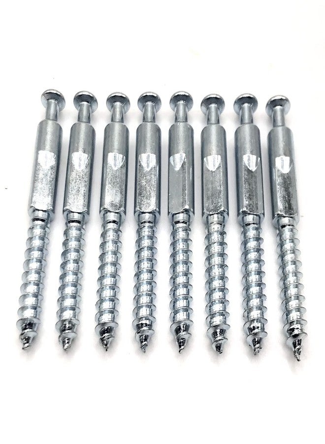 ReplacementScrews براغي بديلة لتجميع وتد التثبيت/برغي قفل الكامة متوافق مع قطعة ايكيا رقم 123491 (إطارات سرير MALM) (عبوة من 8 قطع) - Image 1