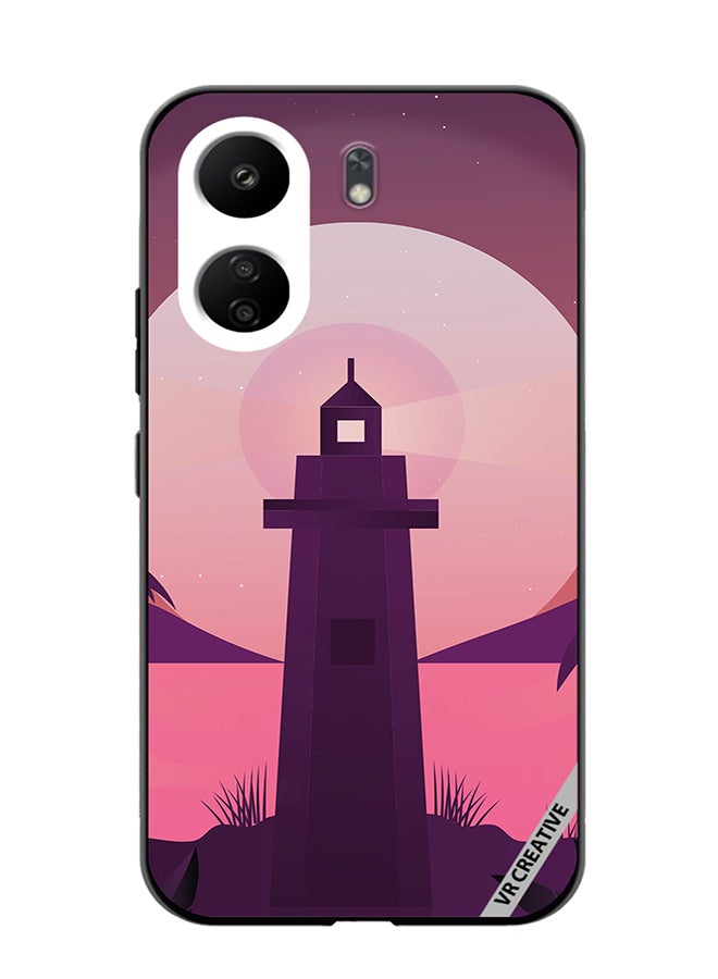 VR CREATIVE Protective Case Cover For Xiaomi Redmi 13C Lake House Design Multicolour - Image 1