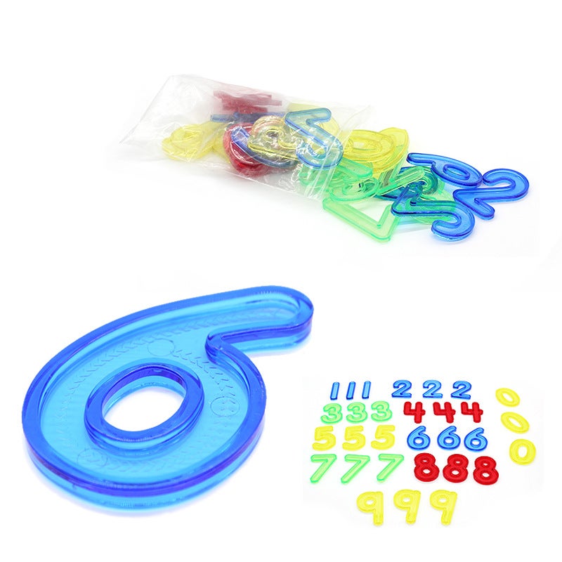 7.6Cm Transparent Numbers 30 Infants And Young Children Early Education Educational Toys Extra Large Number Graphics - Image 2