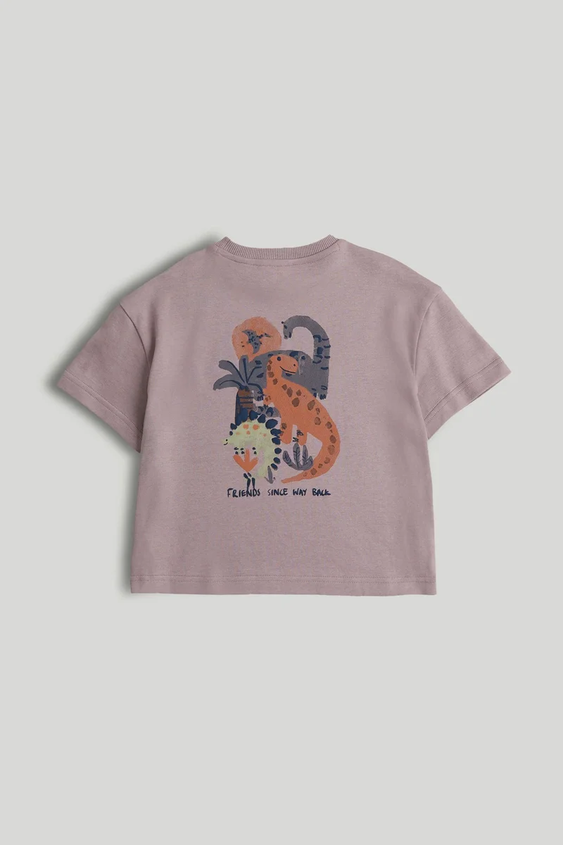 مذركير تيشيرت ديناصور بنفسجي