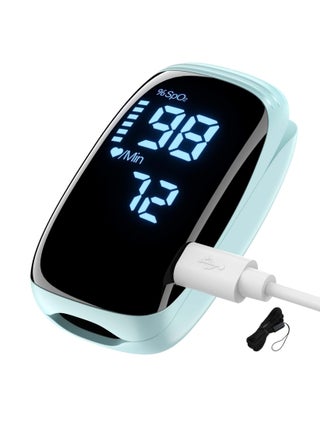 Fingertip Pulse Oximeter, Oxygen Meter Finger Blood Oxygen Saturation with Lanyard Pulse Monitor Rechargeable, Spo2 Reading for Home, Outdoor Sports - pzsku/ZAA7EBC486FB7E743EB8FZ/45/_/1725439135/d240c7f9-f7c2-40f3-ab87-f61b29f1336b
